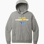 GATLINBURG-PITTMAN HIGH SCHOOL HIGHLANDERS <span class="pdp-name-mascot">GATLINBURG - PITTMAN HIGHLANDERS</span> Nike Women's Club Fleece Sleeve Swoosh Pullover Hoodie Front Thumbnail