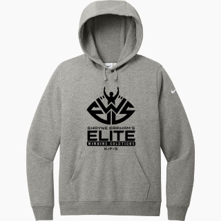 Nike Women's Club Fleece Sleeve Swoosh Pullover Hoodie