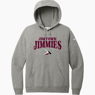 Nike Women's Club Fleece Sleeve Swoosh Pullover Hoodie