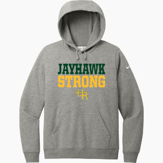 Nike Women's Club Fleece Sleeve Swoosh Pullover Hoodie