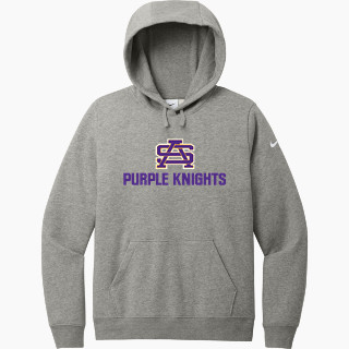 Nike Women's Club Fleece Sleeve Swoosh Pullover Hoodie