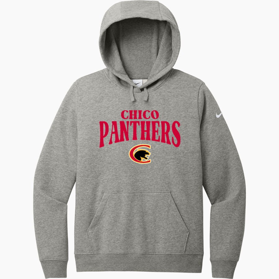 CHICO HIGH SCHOOL PANTHERS <span class="pdp-name-mascot">CHICO PANTHERS</span> Nike Women's Club Fleece Sleeve Swoosh Pullover Hoodie