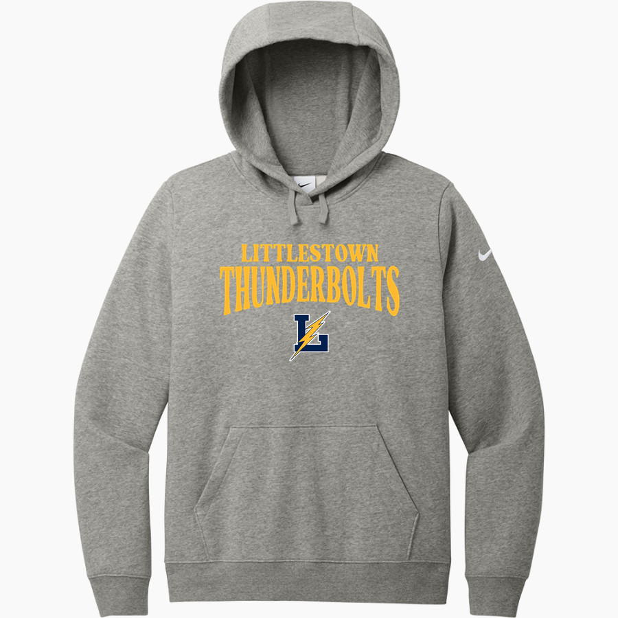LITTLESTOWN HIGH SCHOOL THUNDERBOLTS <span class="pdp-name-mascot">LITTLESTOWN THUNDERBOLTS</span> Nike Women's Club Fleece Sleeve Swoosh Pullover Hoodie