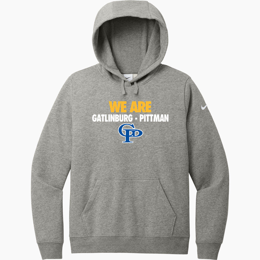 GATLINBURG-PITTMAN HIGH SCHOOL HIGHLANDERS <span class="pdp-name-mascot">GATLINBURG - PITTMAN HIGHLANDERS</span> Nike Women's Club Fleece Sleeve Swoosh Pullover Hoodie