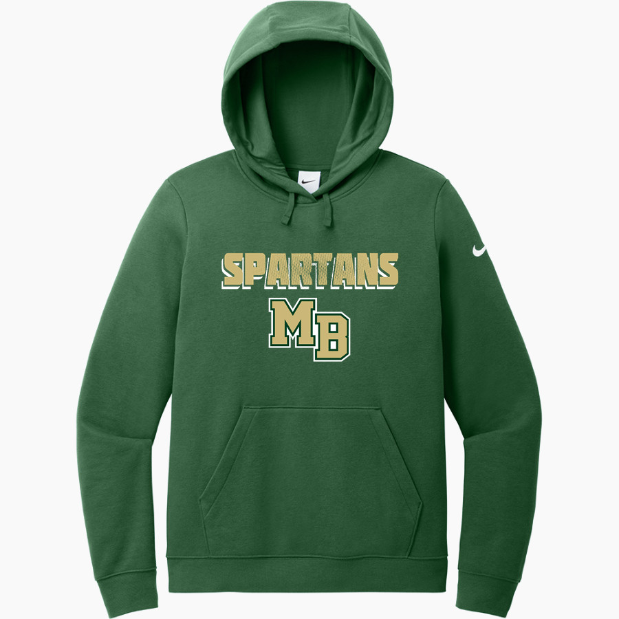 Mountain Brook Spartans Online Store <span class="pdp-name-mascot">Mountain Brook Spartans</span> Nike Women's Club Fleece Sleeve Swoosh Pullover Hoodie