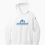 MOUNT VERNON CHRISTIAN HURRICANES <span class="pdp-name-mascot">MOUNT VERNON CHRISTIAN HURRICANES</span> Nike Women's Club Fleece Sleeve Swoosh Pullover Hoodie Front Thumbnail