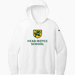 Head-Royce Jayhawks Nike Women's Club Fleece Sleeve Swoosh Pullover Hoodie Front Thumbnail