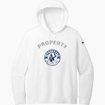 SKYCREST CHRISTIAN Skyhawks <span class="pdp-name-mascot">SKYCREST CHRISTIAN SCHOOL</span> Nike Women's Club Fleece Sleeve Swoosh Pullover Hoodie Front Thumbnail