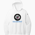 SULLIVAN WEST HIGH SCHOOL BULLDOGS <span class="pdp-name-mascot">SULLIVAN WEST BULLDOGS</span> Nike Women's Club Fleece Sleeve Swoosh Pullover Hoodie Front Thumbnail