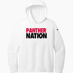 Cimarron Panthers <span class="pdp-name-mascot">Cimarron Panthers</span> Nike Women's Club Fleece Sleeve Swoosh Pullover Hoodie Front Thumbnail