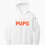 Dr C M Cash Pups <span class="pdp-name-mascot">Dr C M Cash Pups</span> Nike Women's Club Fleece Sleeve Swoosh Pullover Hoodie Front Thumbnail
