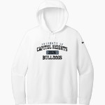 Capitol Heights Bulldogs <span class="pdp-name-mascot">Capitol Heights Bulldogs</span> Nike Women's Club Fleece Sleeve Swoosh Pullover Hoodie Front Thumbnail