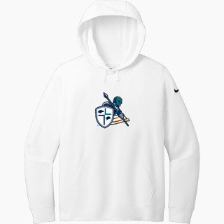 Nike Women's Club Fleece Sleeve Swoosh Pullover Hoodie