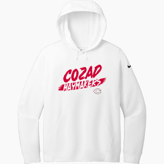 Nike Women's Club Fleece Sleeve Swoosh Pullover Hoodie