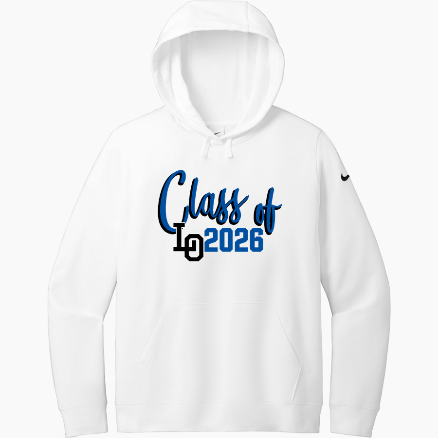 Lomega Raiders <span class="pdp-name-mascot">Lomega Raiders</span> Nike Women's Club Fleece Sleeve Swoosh Pullover Hoodie