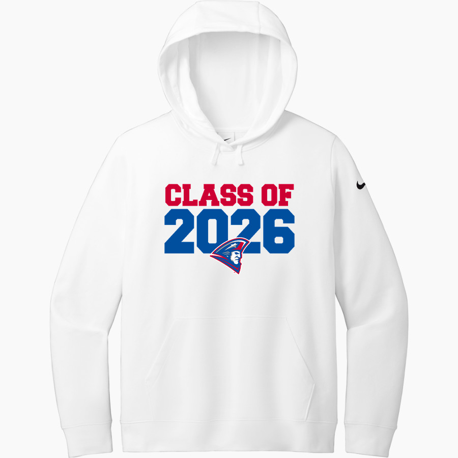 REVERE MINUTEMEN ONLINE STORE Nike Women's Club Fleece Sleeve Swoosh Pullover Hoodie