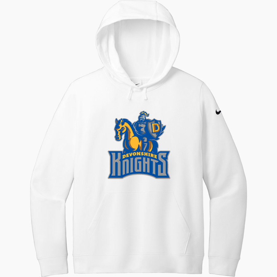 Devonshire Knights <span class="pdp-name-mascot">Devonshire Knights</span> Nike Women's Club Fleece Sleeve Swoosh Pullover Hoodie