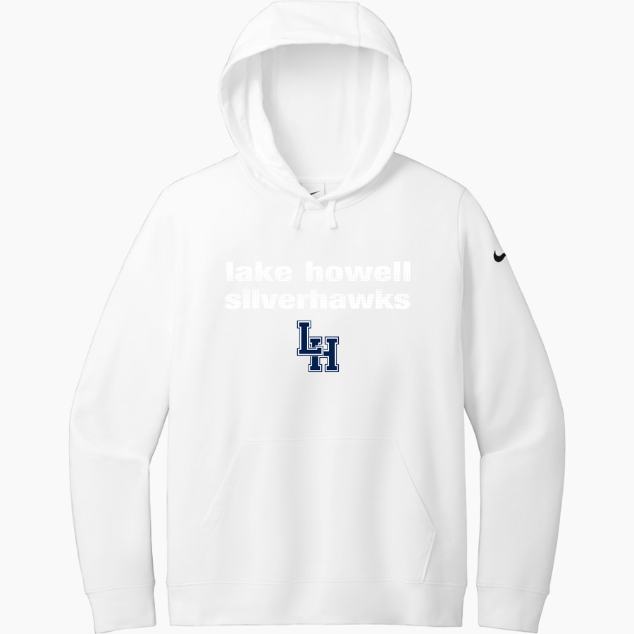 Lake Howell Silverhawks <span class="pdp-name-mascot">Lake Howell Hawks</span> Nike Women's Club Fleece Sleeve Swoosh Pullover Hoodie