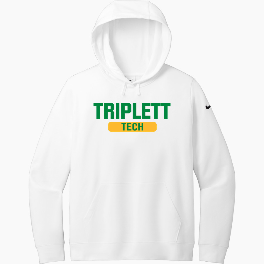 Triplett Tech Nike Women's Club Fleece Sleeve Swoosh Pullover Hoodie