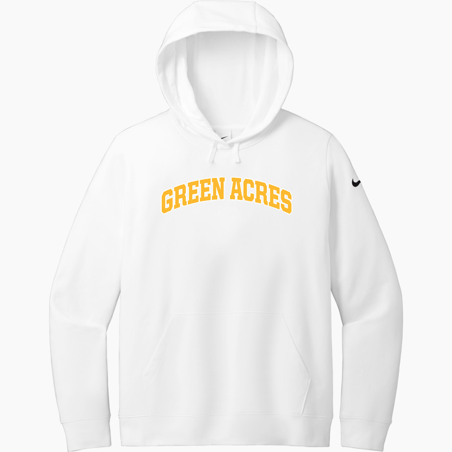 Green Acres Grizzlies <span class="pdp-name-mascot">Green Acres School Grizzlies</span> Nike Women's Club Fleece Sleeve Swoosh Pullover Hoodie