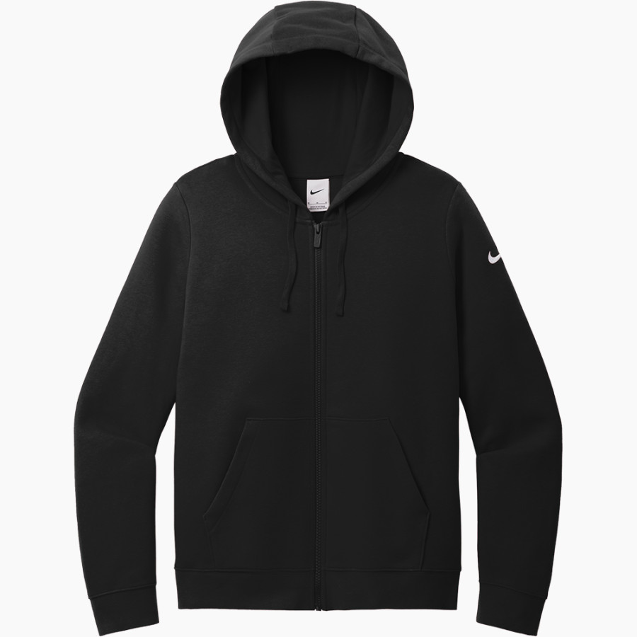 Clovis Point Coyotes Nike Women's Club Fleece Sleeve Swoosh Full-Zip Hoodie