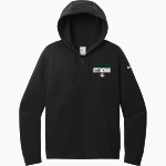 Rush Henrietta Falcons Soccer Club Nike Women's Club Fleece Sleeve Swoosh Full-Zip Hoodie Front Thumbnail