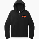 Giltner Hornets <span class="pdp-name-mascot">Giltner Hornets</span> Nike Women's Club Fleece Sleeve Swoosh Full-Zip Hoodie Front Thumbnail
