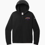 Apple Valley Knights <span class="pdp-name-mascot">Apple Valley Knights</span> Nike Women's Club Fleece Sleeve Swoosh Full-Zip Hoodie Front Thumbnail