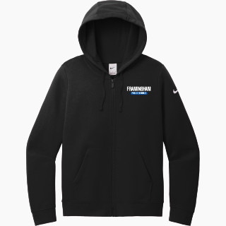 Nike Women's Club Fleece Sleeve Swoosh Full-Zip Hoodie