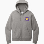 Marshfield Pirates Nike Women's Club Fleece Sleeve Swoosh Full-Zip Hoodie Front Thumbnail