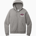Peachtree Panthers <span class="pdp-name-mascot">Peachtree Academy Panthers</span> Nike Women's Club Fleece Sleeve Swoosh Full-Zip Hoodie Front Thumbnail