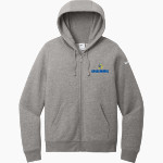 Madonna Crusaders <span class="pdp-name-mascot">Madonna Crusaders</span> Nike Women's Club Fleece Sleeve Swoosh Full-Zip Hoodie Front Thumbnail