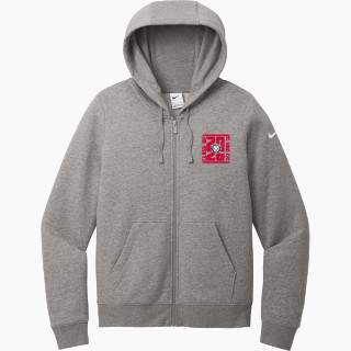 Nike Women's Club Fleece Sleeve Swoosh Full-Zip Hoodie