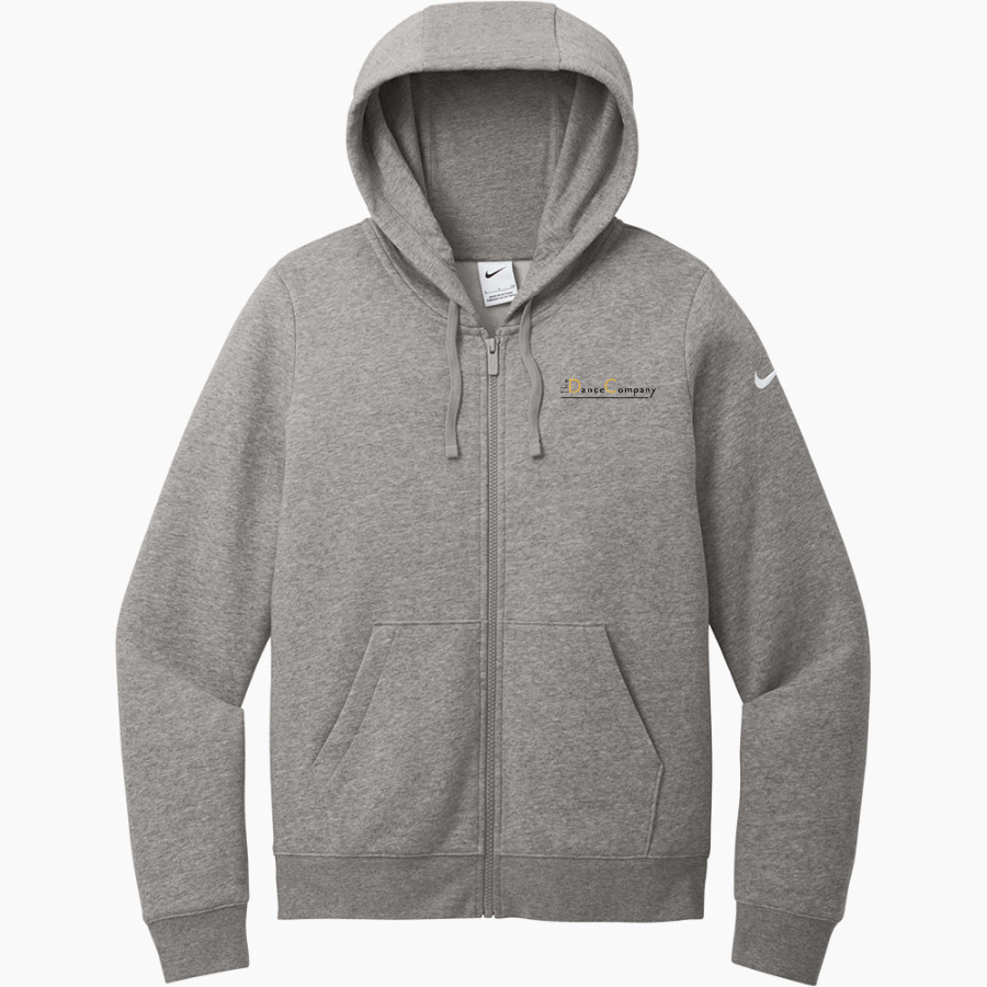The Dance Company The Dance Company <span class="pdp-name-mascot">The Dance Company</span> Nike Women's Club Fleece Sleeve Swoosh Full-Zip Hoodie