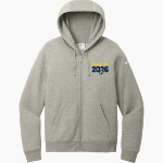 LITTLESTOWN HIGH SCHOOL THUNDERBOLTS Nike Women's Club Fleece Sleeve Swoosh Full-Zip Hoodie Front Thumbnail