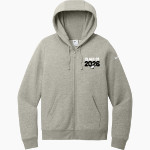 HOWE HIGH SCHOOL BULLDOGS Nike Women's Club Fleece Sleeve Swoosh Full-Zip Hoodie Front Thumbnail