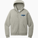 Wheatland High School Pirates Nike Women's Club Fleece Sleeve Swoosh Full-Zip Hoodie Front Thumbnail