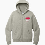 IIAAA IIAAA Nike Women's Club Fleece Sleeve Swoosh Full-Zip Hoodie Front Thumbnail