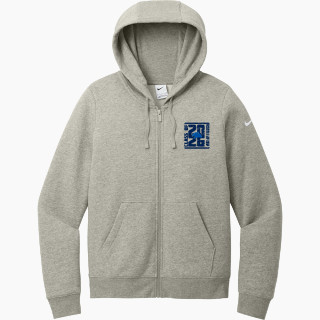 Nike Women's Club Fleece Sleeve Swoosh Full-Zip Hoodie