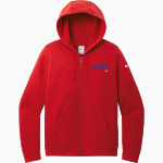 Los Alamitos Griffins <span class="pdp-name-mascot">Los Alamitos Griffins</span> Nike Women's Club Fleece Sleeve Swoosh Full-Zip Hoodie Front Thumbnail