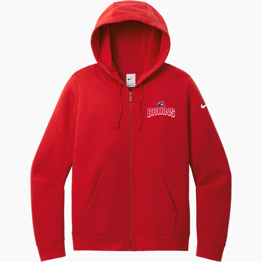 East Valley Central Bruins <span class="pdp-name-mascot">East Valley Central Middle School Bruins</span> Nike Women's Club Fleece Sleeve Swoosh Full-Zip Hoodie