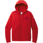 Dena'ina Grizzlies <span class="pdp-name-mascot">Dena'ina Elementary School Grizzlies</span> Nike Women's Club Fleece Sleeve Swoosh Full-Zip Hoodie Front Thumbnail
