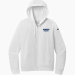 Brandeis Judges Online Store <span class="pdp-name-mascot">Brandeis Judges</span> Nike Women's Club Fleece Sleeve Swoosh Full-Zip Hoodie Front Thumbnail