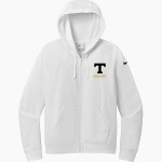 Trumann Wildcats Nike Women's Club Fleece Sleeve Swoosh Full-Zip Hoodie Front Thumbnail