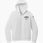 CATOOSA HIGH SCHOOL INDIANS <span class="pdp-name-mascot">CATOOSA INDIANS</span> Nike Women's Club Fleece Sleeve Swoosh Full-Zip Hoodie Front Thumbnail