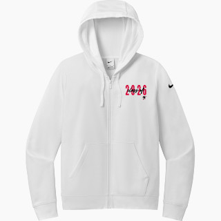 Nike Women's Club Fleece Sleeve Swoosh Full-Zip Hoodie