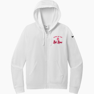 Nike Women's Club Fleece Sleeve Swoosh Full-Zip Hoodie