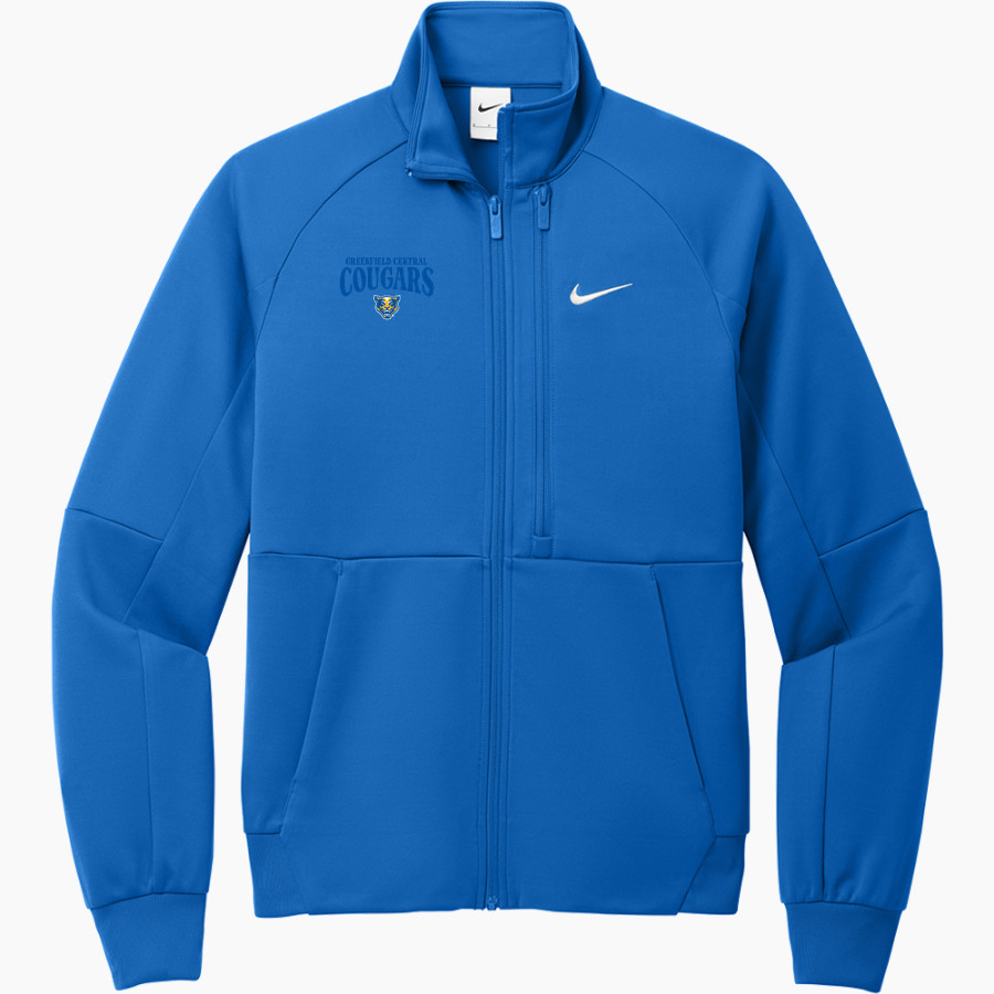 Greenfield Central Cougars Online Store <span class="pdp-name-mascot">Greenfield-Central Cougars</span> Nike Men's Full-Zip Chest Swoosh Jacket