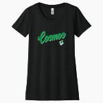 SPRINGFIELD HIGH SCHOOL COSMOS <span class="pdp-name-mascot">SPRINGFIELD COSMOS</span> Next Level Apparel Women's Ideal Tee Front Thumbnail