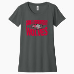 Cardinal Stritch Wolves <span class="pdp-name-mascot">Cardinal Stritch Wolves</span> Next Level Apparel Women's Ideal Tee Front Thumbnail